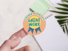 Personalised Round Teacher Sticker Labels, student sticker, school sticker