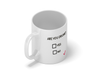 Personalised 'are you drunk' funny spoof mug