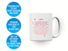 Personalised Zodiac star sign Libra mug, custom mug, birthday gift
