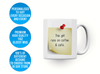 Personalised pet cat animal lover mug