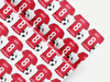 Personalised soccer themed Gift Wrap/Wrapping Paper
