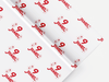 Personalised soccer themed Gift Wrap/Wrapping Paper