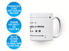Personalised couple image song album mug