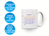 Personalised Zodiac star sign Cancer mug, custom mug, birthday gift