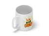 Personalised 'rise and grind' mug