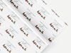 Personalised happy holidays Gift Wrap/Wrapping Paper