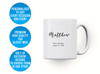 Personalised Star map birthday, Galaxy Night Sky Keepsake Gift mug