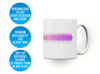 Personalised couple song soundwave mug