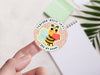 Personalised Round Teacher Sticker Labels, student sticker, school sticker
