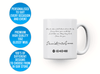 Personalised couple song album mug