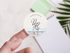 Personalised Round Sticker Wedding Photo Labels, Party bag, invitation sticker, custom logo