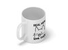 Personalised 'real men love cats' mug