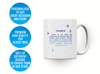 Personalised Zodiac star sign Taurus mug, custom mug, birthday gift