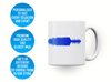 Personalised couple song soundwave mug