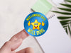 Personalised Round Teacher Sticker Labels, student sticker, school sticker