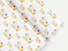 Personalised Kids Safari themed Gift Wrap/Wrapping Paper