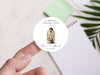 Personalised Round Wedding Sticker Labels, Party bag, logo stickers