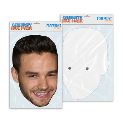 Personalised funny Celebrity face mask Liam Payne ready to wear,  fun party gifts unique for fans, novelty face masks