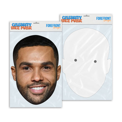 Personalised funny Celebrity face mask Lucien Laviscount ready to wear,  fun party gifts unique for fans, novelty face masks