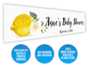 Personalised Baby Shower Banner