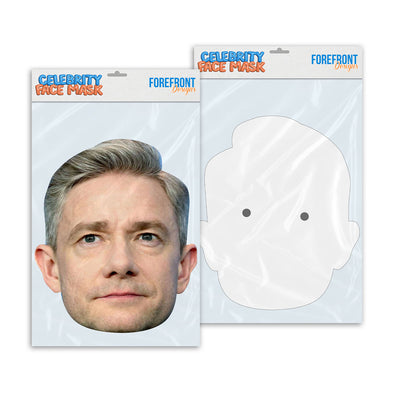 Personalised funny Celebrity face mask Martin Freeman ready to wear,  fun party gifts unique for fans, novelty face masks