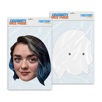 Personalised funny Celebrity face mask Masie Williams ready to wear,  fun party gifts unique for fans, novelty face masks