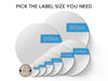 Personalised Round Birthday Photo Sticker Labels, party label, surprise party, custom birthday sticker