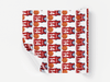 Personalised Birthday basketball themed Gift Wrap/Wrapping Paper