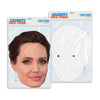 Personalised funny Celebrity face mask Angelina Jolie ready to wear,  fun party gifts unique for fans, novelty face masks