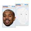 Personalised funny Celebrity face mask Michael B Jordan ready to wear,  fun party gifts unique for fans, novelty face masks