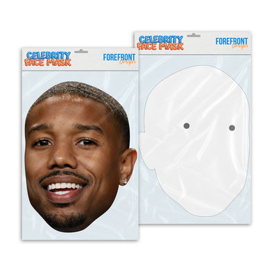 Personalised funny Celebrity face mask Michael B Jordan ready to wear,  fun party gifts unique for fans, novelty face masks