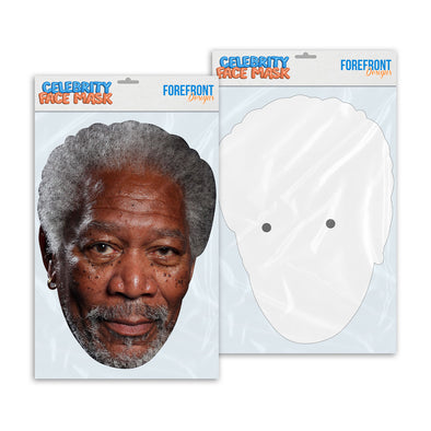 Personalised funny Celebrity face mask Morgan Freeman ready to wear,  fun party gifts unique for fans, novelty face masks