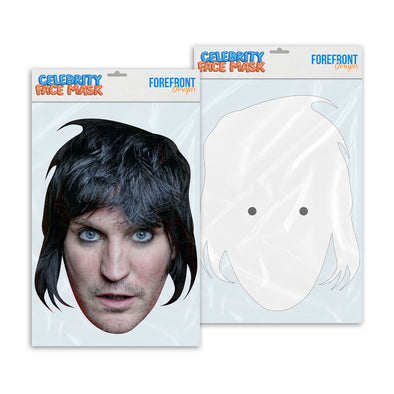 Personalised funny Celebrity face mask Noel Fielding ready to wear,  fun party gifts unique for fans, novelty face masks