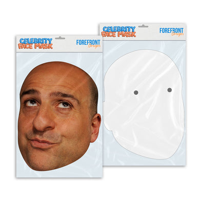 Personalised funny Celebrity face mask Omid Djalili ready to wear,  fun party gifts unique for fans, novelty face masks
