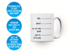 Personalised spoof funny coffee or tea mug