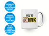 Personalised 'You're Tearrific' funny spoof mug