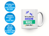 Personalised 'awesome nurse' mug