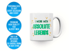 Personalised 'I work with absolute legends' mug