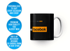 Personalised funny spoof mug