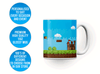 Personalised 'game before coffee' mug