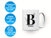 Personalised Definition Dictionary Initial Name Birthday Mug