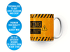 Personalised 'Warning, may start talking about Politics' mug