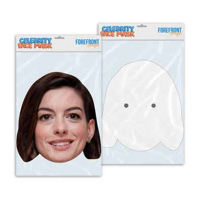 Personalised funny Celebrity face mask Anne Hathaway ready to wear,  fun party gifts unique for fans, novelty face masks