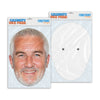 Personalised funny Celebrity face mask Paul Hollywood ready to wear,  fun party gifts unique for fans, novelty face masks