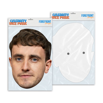 Personalised funny Celebrity face mask Paul Mescal ready to wear,  fun party gifts unique for fans, novelty face masks