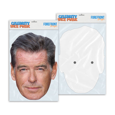 Personalised funny Celebrity face mask Pierce Brosnan ready to wear,  fun party gifts unique for fans, novelty face masks