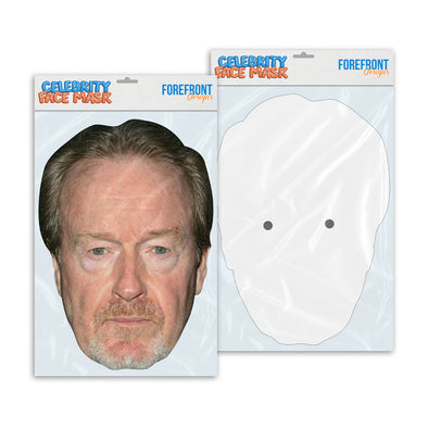 Personalised funny Celebrity face mask Ridley Scott ready to wear,  fun party gifts unique for fans, novelty face masks