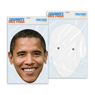 Personalised funny Celebrity face mask Barack Obama ready to wear,  fun party gifts unique for fans, novelty face masks