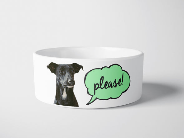 Personalised Ceramic Dog/Cat Name Pet Bowl