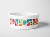 Personalised Ceramic Dog/Cat Name Pet Bowl